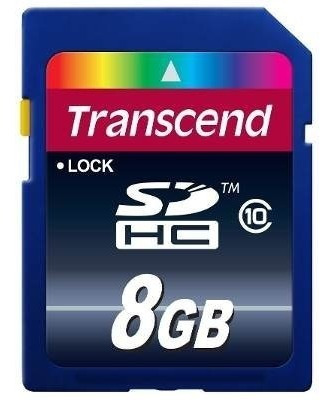 Sd 8 Gb, 133x Hd Memoria Transcend Celulares Camaras