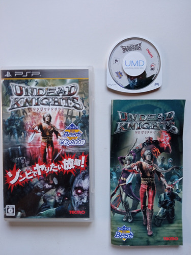 Jogo Undead Knights Psp Japonês Original Mídia Física (Usado)
