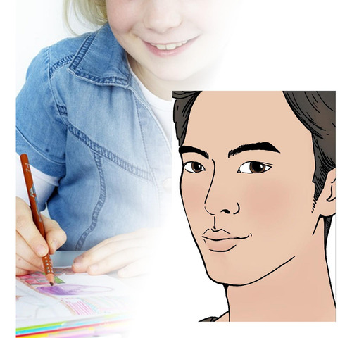 Tablero De Práctica De Pintura Facial Herramienta Estilo L