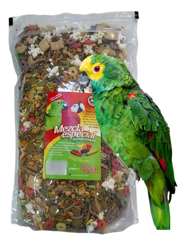 Alimento Loros Guacamayos Mezcla Especial 10 Kilos