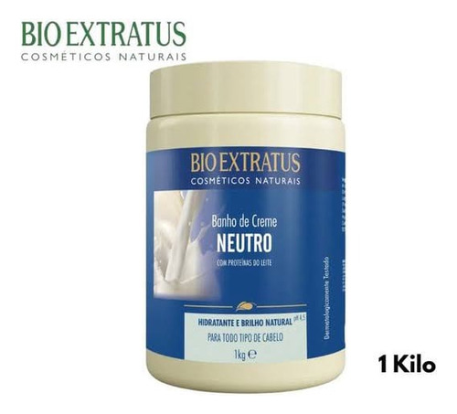 Banho De Creme Bio Extratus 1kg-hidratação-várias Fragrância