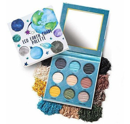 Dito Eco Earth Shade 9 Color Eyeshadow Palette Insanely Pigm