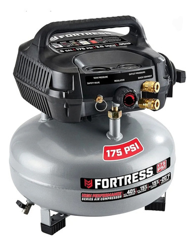 Compresor De Aire Fortress 175 Psi 6 Galones 