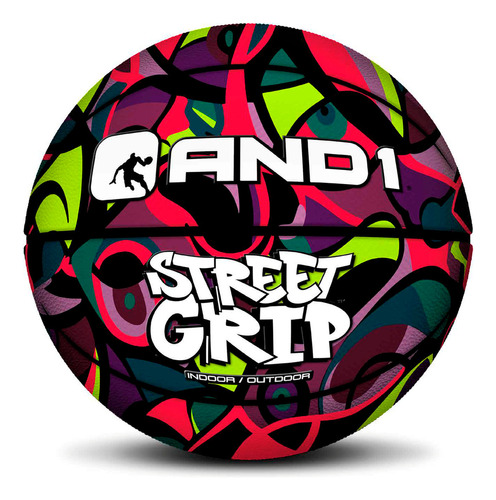 Balón De Cuero And1 Street Grip Basketball Multicolor