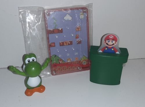 Lote Jueguito Y Figuras Mario Bros Nintendo