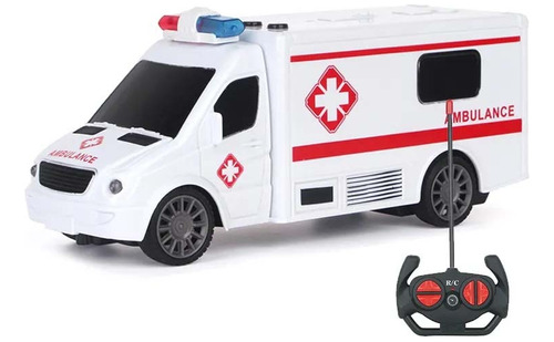 Ambulancia Radio Control Auto Luz Sonido Palermo V Lopez