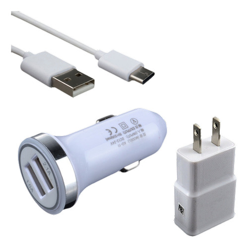 Cable Dc Adaptador Ac Cargador Usb Tipo C Para Zte Zmax Pro 