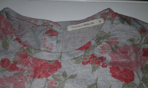 Remera Floreada Wanama Talle 44