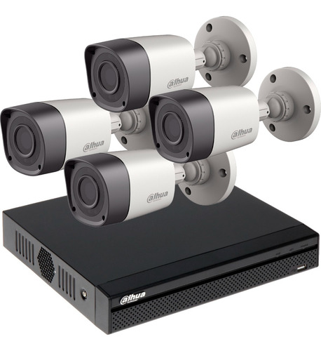 Kit Seguridad Dahua Full 5mp Dvr 8 Ch + 4 Camaras