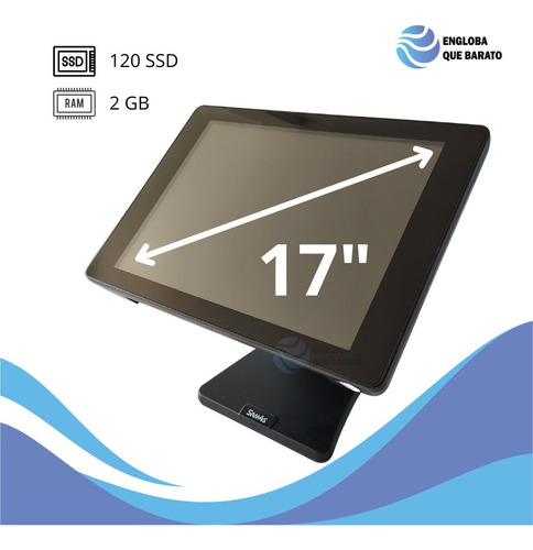 Sistema Touch All In One Punto De Venta Restaurante Negro (Reacondicionado)