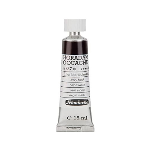Horadam® Gouache, Negro , 787, 15 Ml, Mejor Pintura G...