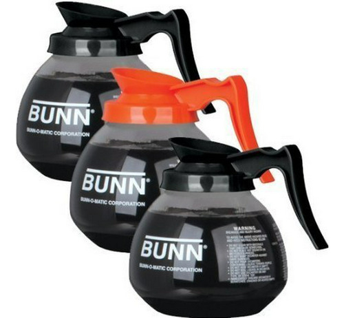 Bunn Coffee Pot Decantador /jarra, 2 Black Regular Y 1