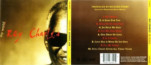 Ray Charles Cd My World 93 (aad) Europeo Cerrado +envio