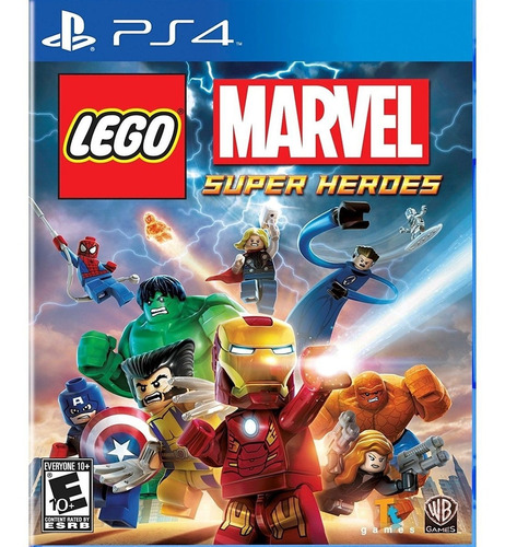 Lego Marvel Super Heroes Ps4 Mídia Física Lacrado