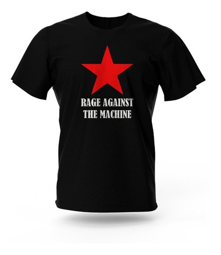 Imagem 1 de 3 de Camiseta Rage Against The Machine - Rock - 100% Algodão