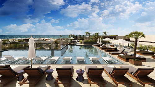 Imagen 1 de 13 de Departamento En Venta En Playa Del Carmen, Ipana, 2 Recamaras