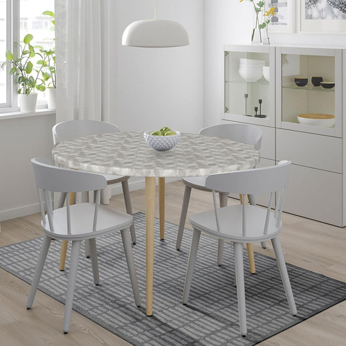 Mantel Redondo Impermeable Con Borde Elástico Para Mesa