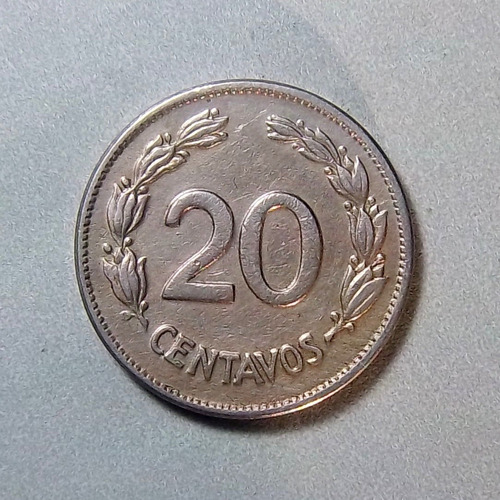 Ecuador 20 Centavos 1946 Excelente  Km 77.1b