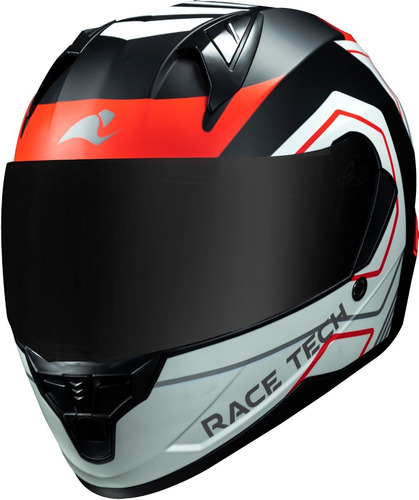 Imagem 7 de 8 de Capacete Race Tech Sector Exilio Laranja