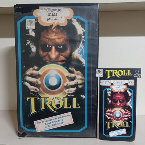 Vhs Terror Troll (1986) Com Ficha T