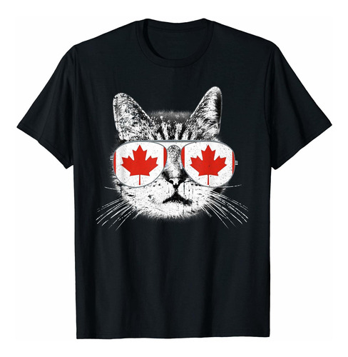 Canada Bandera Canadiense Gato Gafas De Sol Divertidas Para