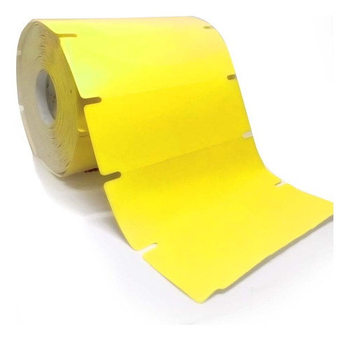 1000 Etiquetas Amarela Térmica Impressora Elgin Argox  