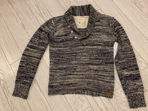 Sweater Chaleco Diesel Algodon Y Fibra Premium M Extra Slim 