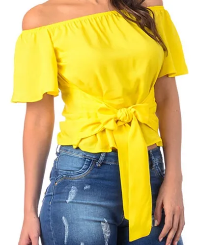 Blusas hombros descubiertos 2019 clearance