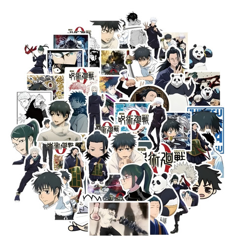 Set Stickers Anime Jujutsu Kaisen Set 50 Unidades Manga V2