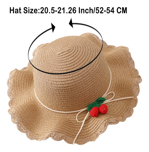 Sombrero De Verano Para Niños De Encaje Decorado Con Lazo En