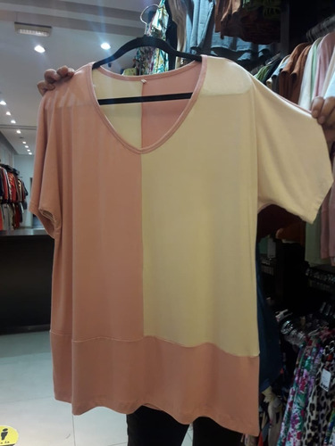 Remera Escote En V, Talles Grandes