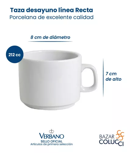 TAZA DESAYUNO LINEA RECTA