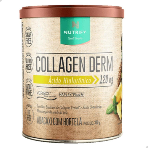 Ácido Hialurônico Collagen Derm 120mg Verisol 330g Nutrify