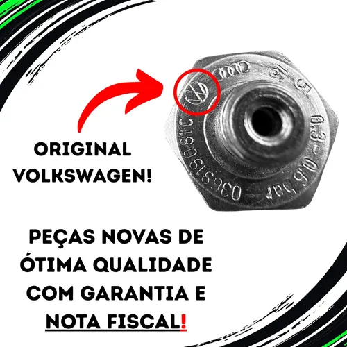 Interruptor Cebolinha Óleo Com Chicote Fox Gol G5 G6 Golf Up