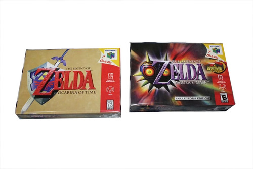 2 Cajas Custom Para Zelda Nintendo 64 (solo Son Las Cajas)
