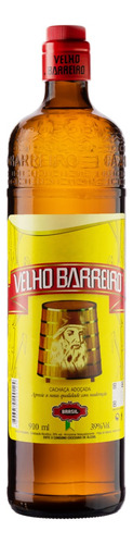 Cachaça Adoçada Velho Barreiro Garrafa 910ml