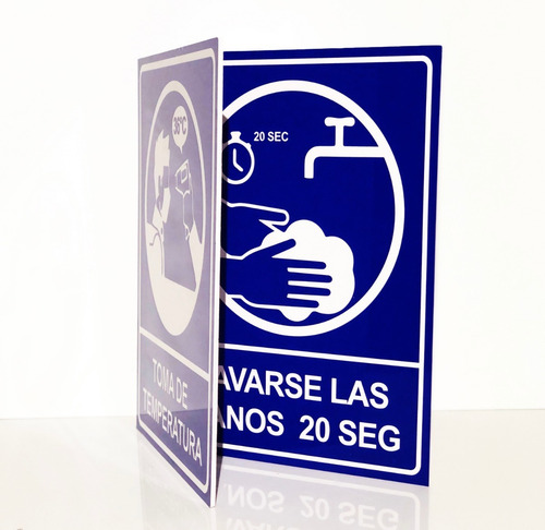 Señalamiento Contingencia A Escoger 29 X 22cm Mica 10ml 1 Pz