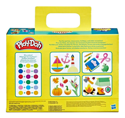 Set De Masas Moldeables Play-doh Hasbro Multicolor 50 Pzas