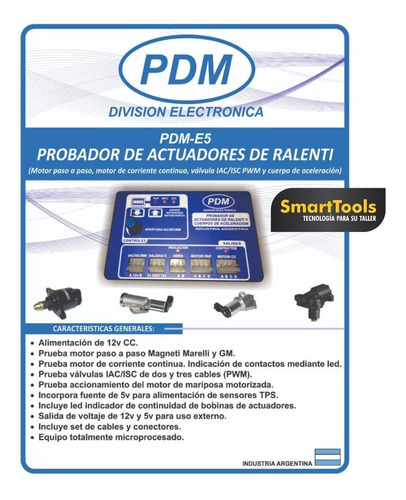 Probador Actuadores De Ralenti / Pap / Mcc / Iac Pdm E5