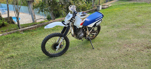 Moto De Trilha Honda Xlx 350r Com Placa Amarela
