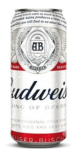 Budweiser 473cc (min 30 Bultos)