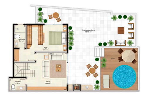 Imagem 17 de 19 de Apartamento À Venda No Bairro Coqueiros - Florianópolis/sc - O-25480-42036