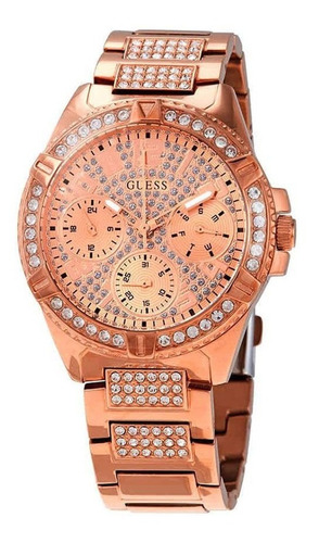 Reloj Guess W1156l3 Original Color de la correa Oro rosa