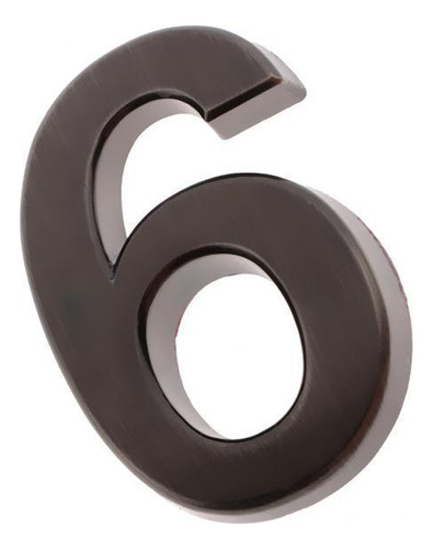 6 Etiqueta De Dígitos De Dirección De Puerta Número 6