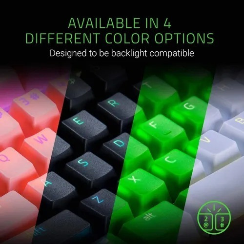 Imagen 5 de 5 de Razer Pbtkeycaps Para Teclado U Optico Ingles Us