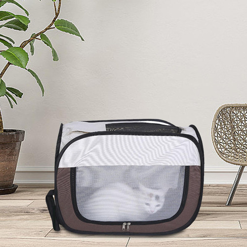 Jaula Secadora For Perros Y Gatos, Portador De Viaje, S