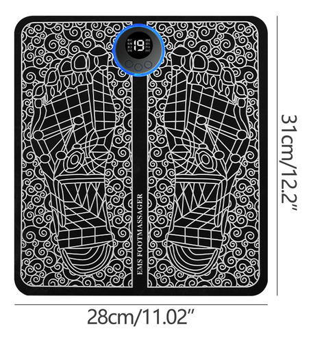 Máquina De Pedicura X Intelligent Massage Pad Portable Foo 4
