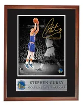 Comprar Nba Cuadro  Stephen Curry Foto Firmada Golden State Warriors