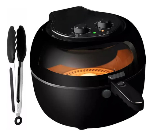 Freidora De Aire 7 Litros Sin Aceite 1350w Control De Temperatura Visor Transparente