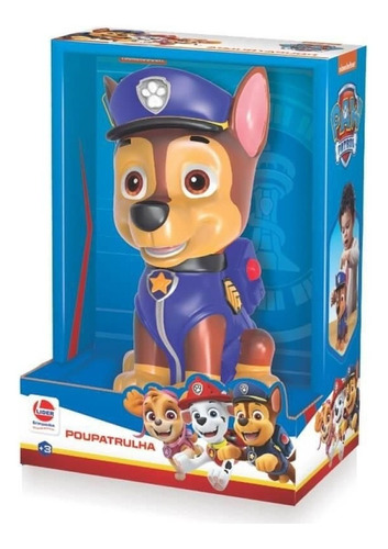 Cofrinho Gigante Vinil Patrulha Canina Chase Da Lider 2970